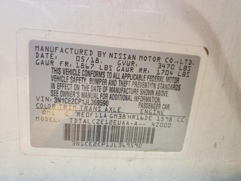 2018 Nissan Versa Note s