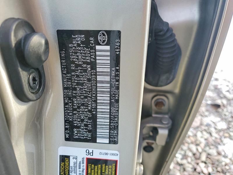 2017 Toyota Camry le