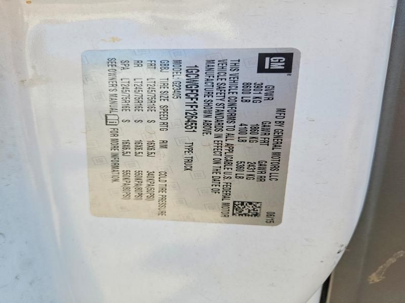 2015 Chevrolet Express G2500