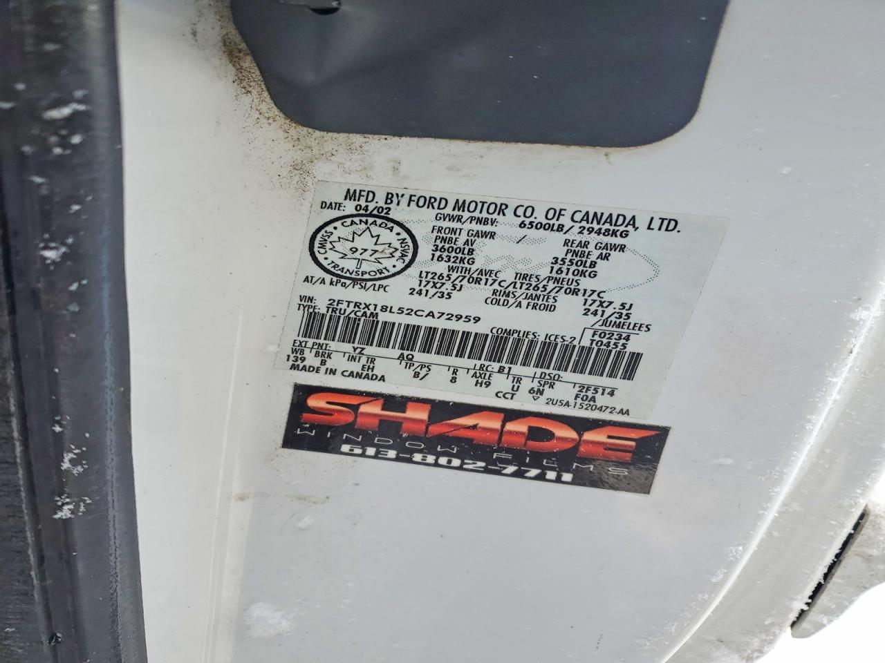 2002 Ford F150
