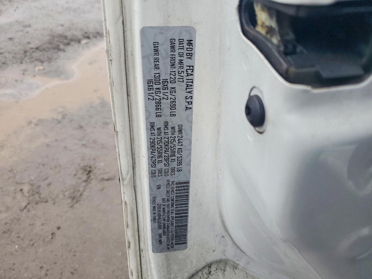 2017 Dodge RAM Promaster Delivery Van