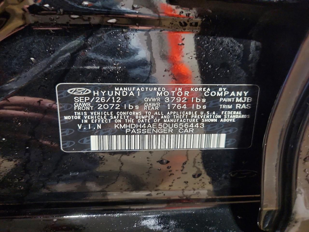 2013 Hyundai Elantra gls