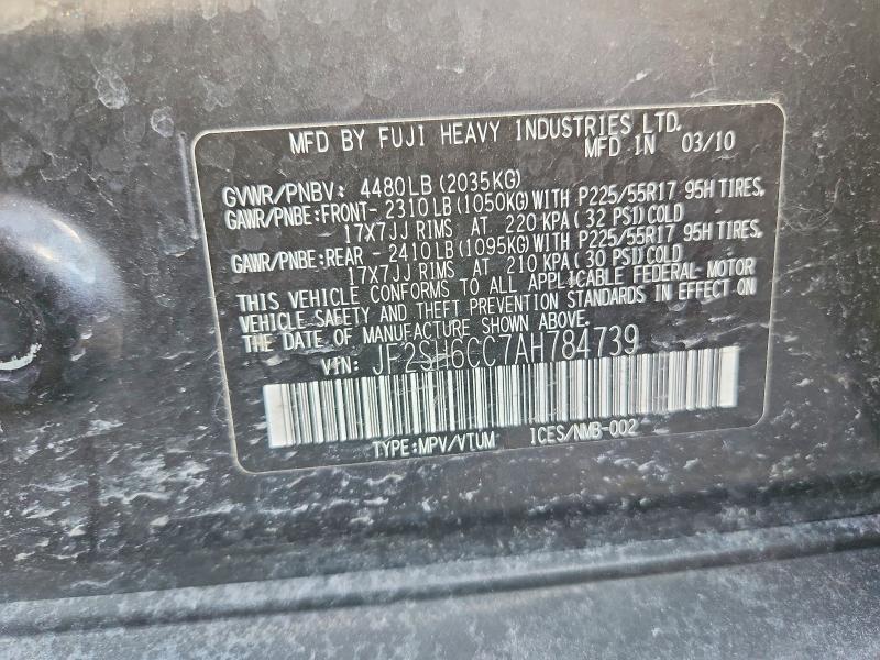 2010 Subaru Forester 2.5x Premium