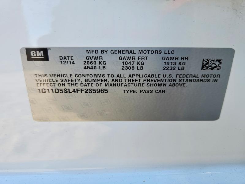 2015 Chevrolet Malibu 2LT