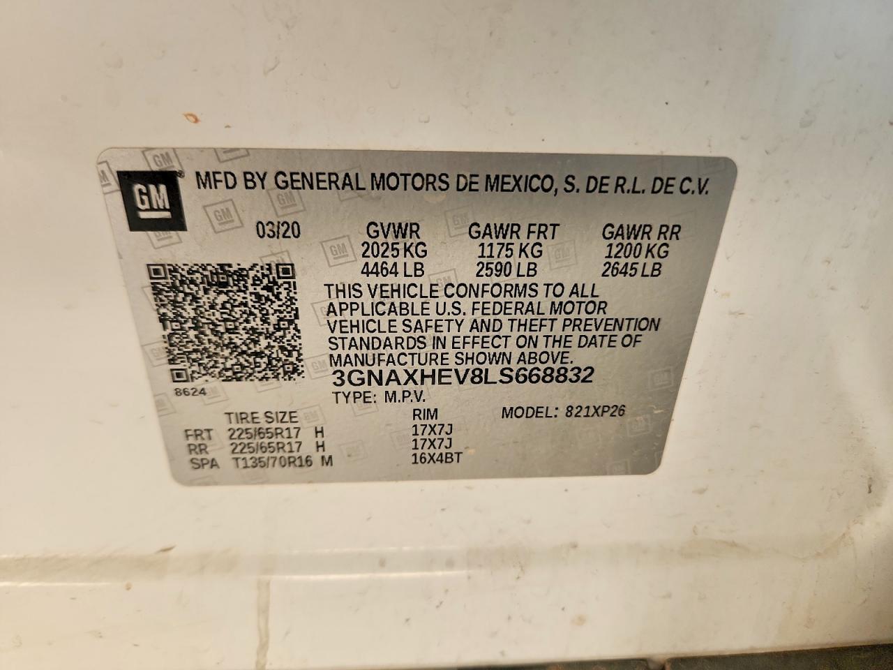2020 Chevrolet Equinox ls