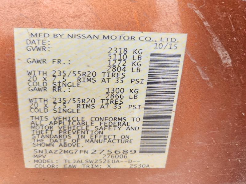 2015 Nissan Murano s