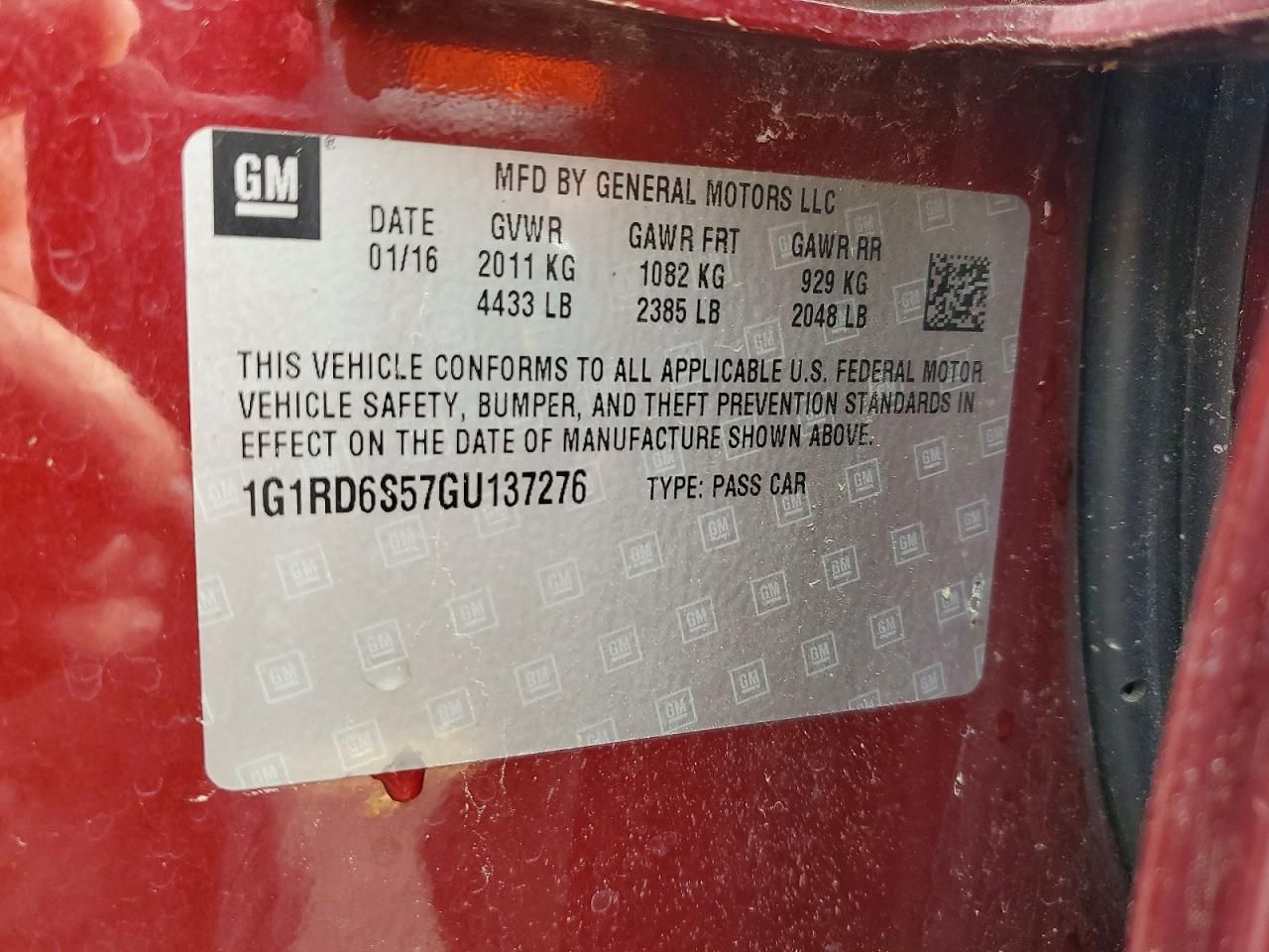 2016 Chevrolet Volt ltz