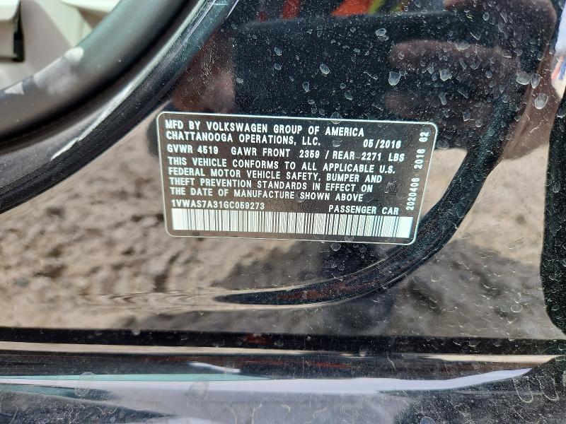 2016 Volkswagen Passat s