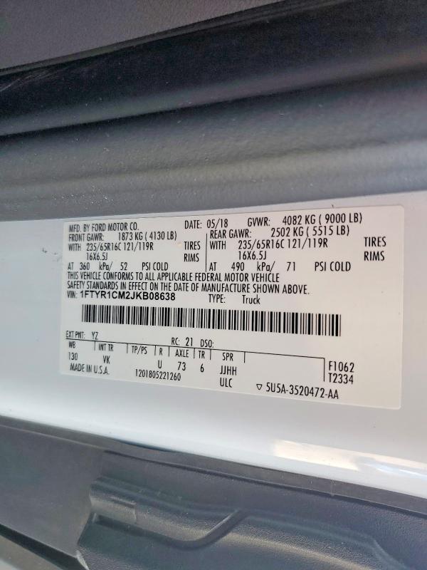 2018 Ford Transit 250 Delivery van