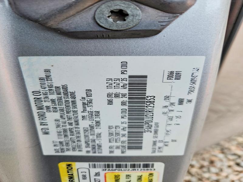 2018 Ford Fusion se Hybrid