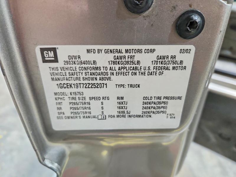 2002 Chevrolet Silverado K1500