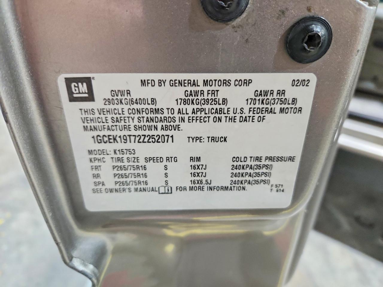 2002 Chevrolet Silverado K1500
