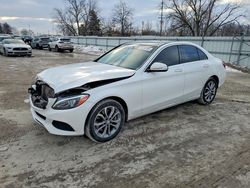 Mercedes-Benz salvage cars for sale: 2015 Mercedes-Benz C 300 4matic