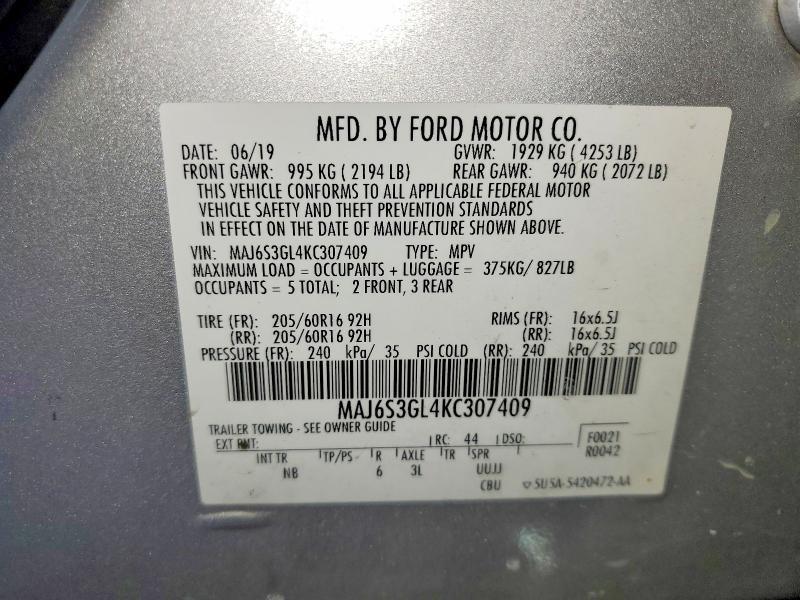 2019 Ford Ecosport se
