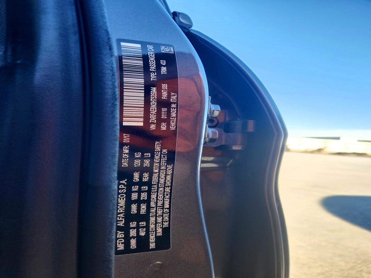 2017 Alfa Romeo Giulia