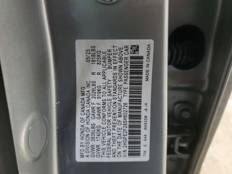 2025 Honda Civic lx