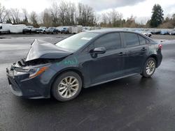 Toyota Corolla salvage cars for sale: 2022 Toyota Corolla le