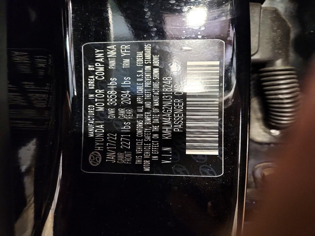 2022 Hyundai Elantra sel