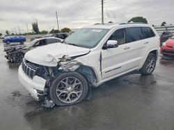 Jeep Vehiculos salvage en venta: 2021 Jeep Grand Cherokee Overland