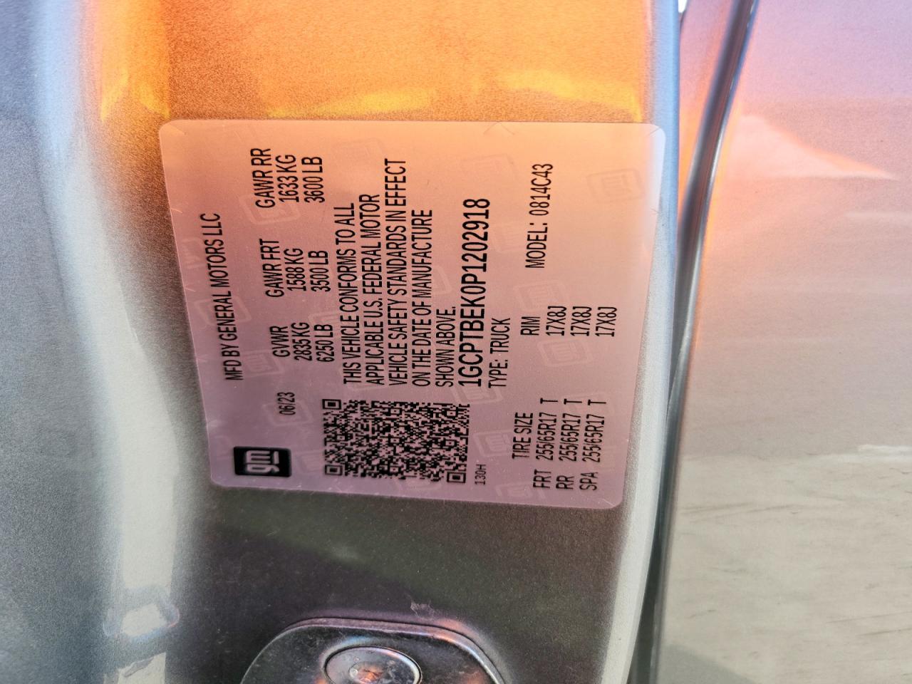 2023 Chev Colorado