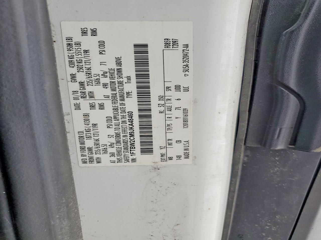 2018 Ford Transit T-350