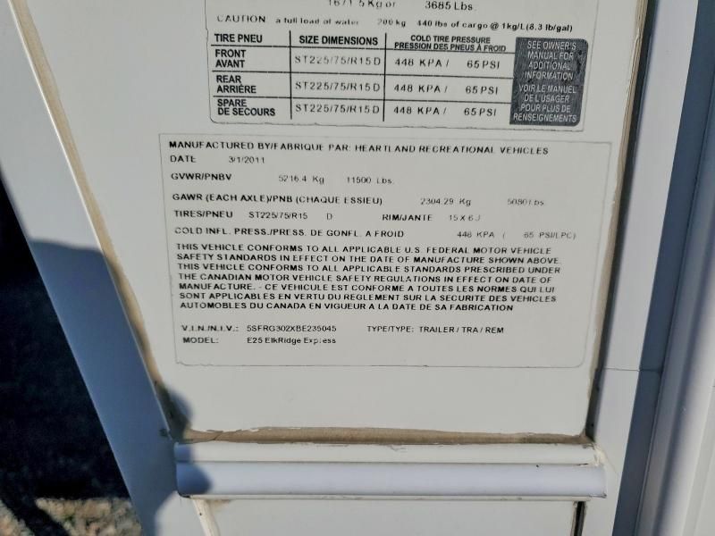 2011 Heartland 2011 Heartland BIG Horn Elkridge