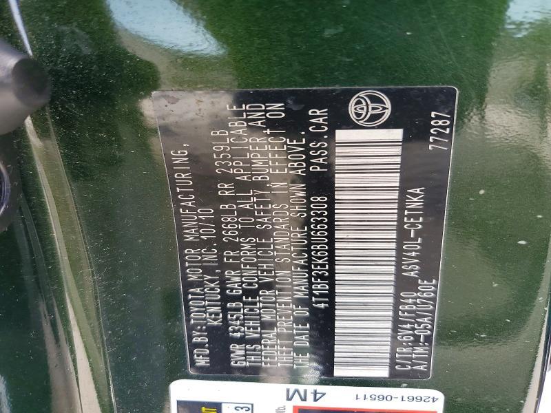 2011 Toyota Camry le