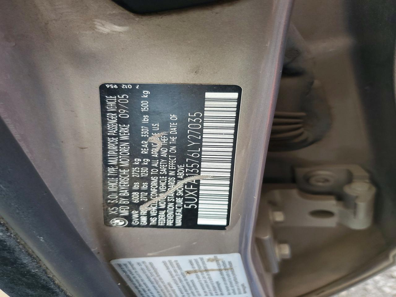 2006 BMW X5 3.0i