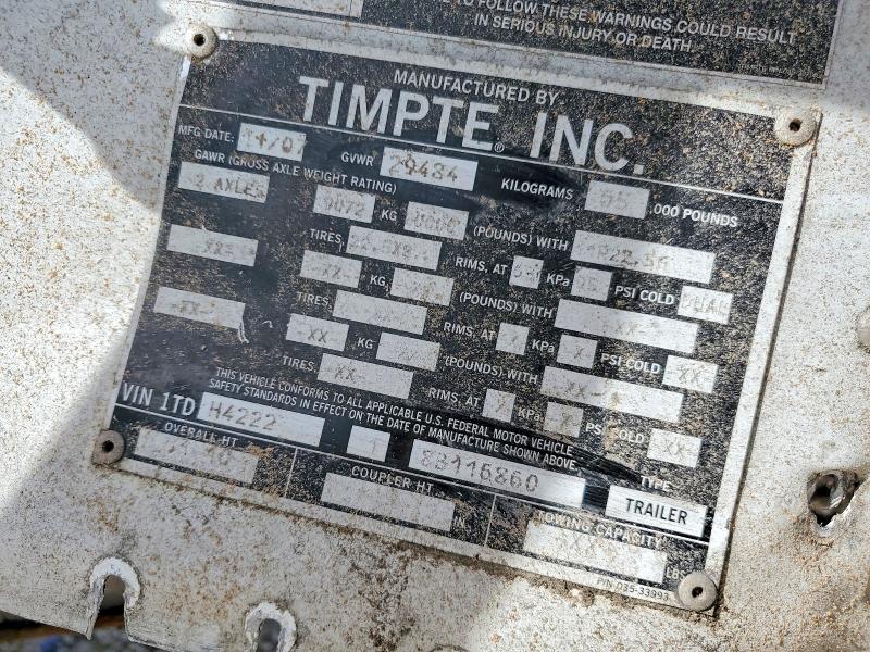2008 Timpte TE Grain Trailer
