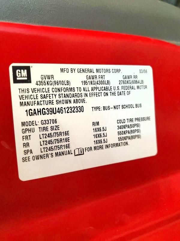 2006 Chevrolet Express G3500