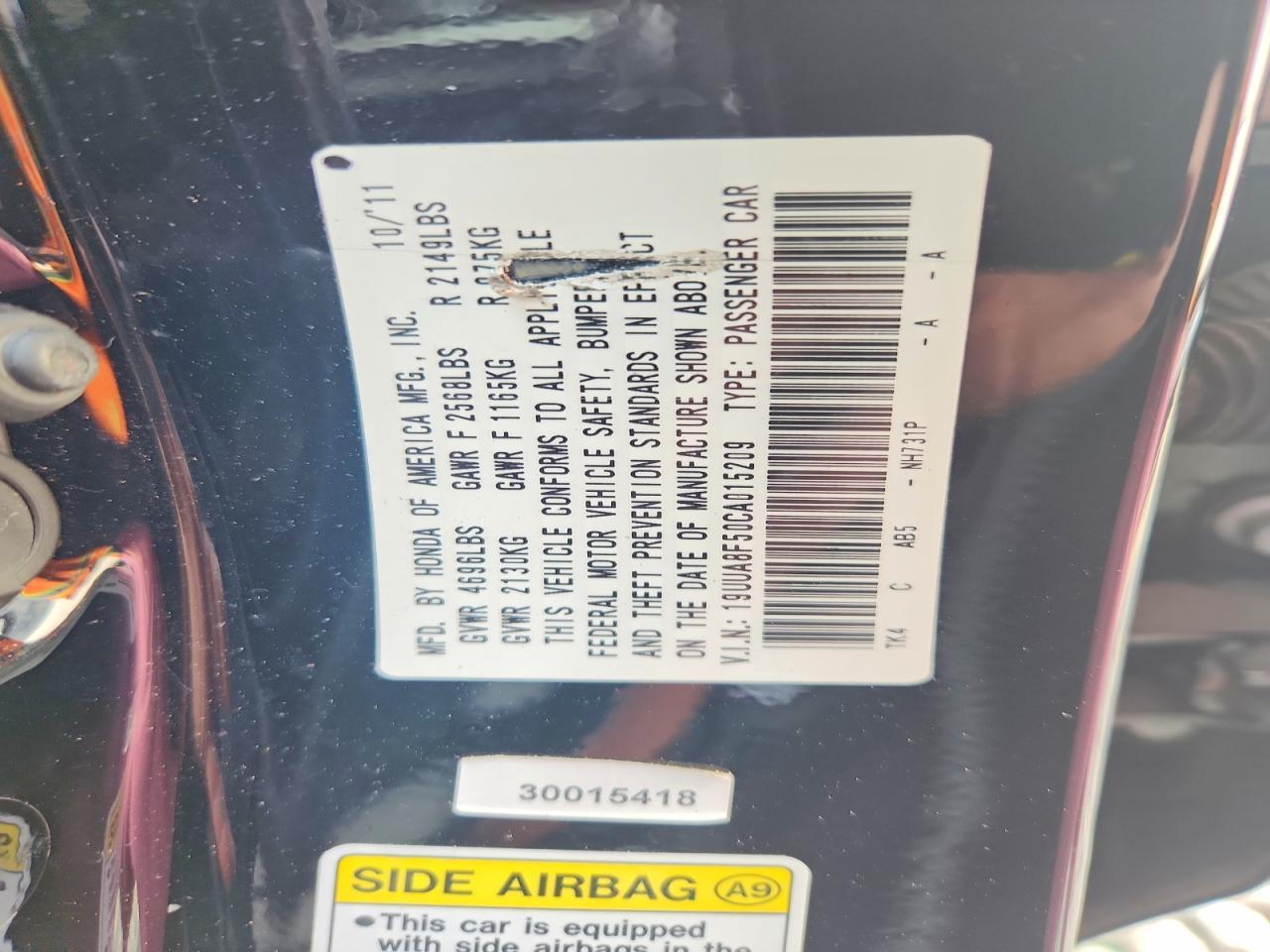 2012 Acura TL