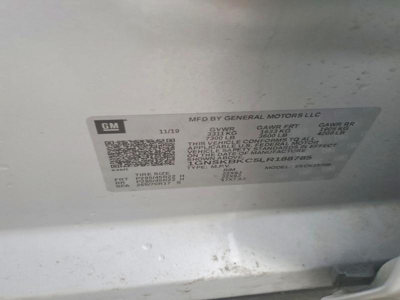 2020 Chevrolet Tahoe K1500 lt