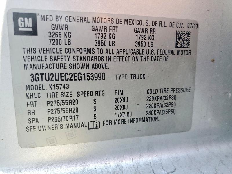 2014 GMC Sierra K1500 SLE