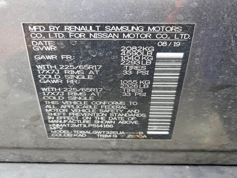 2020 Nissan Rogue sv