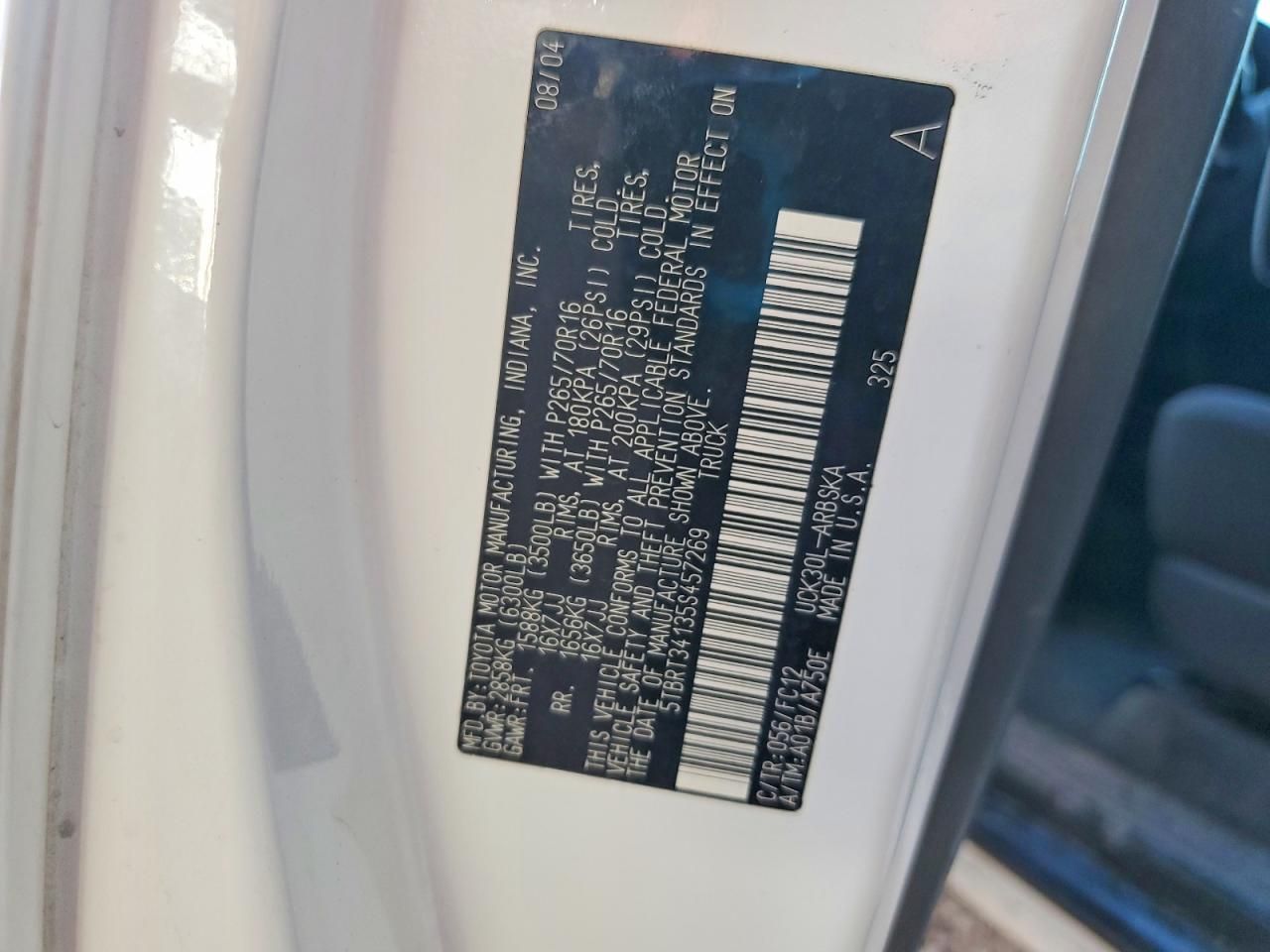 2005 Toyota Tundra Access Cab SR5