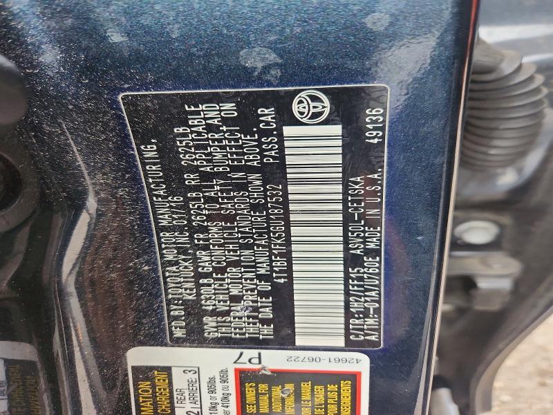 2016 Toyota Camry se