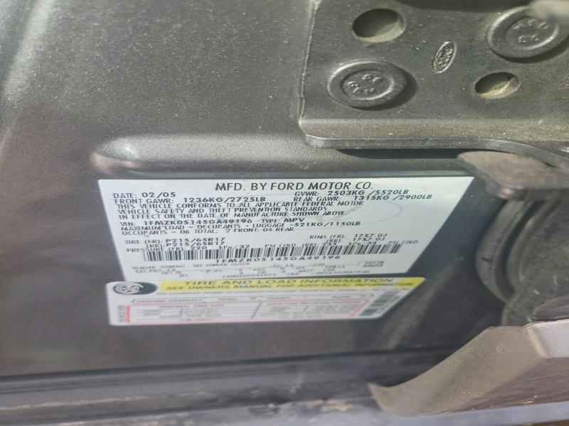 2005 Ford Freestyle sel