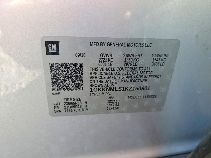 2019 GMC Acadia Slt-1