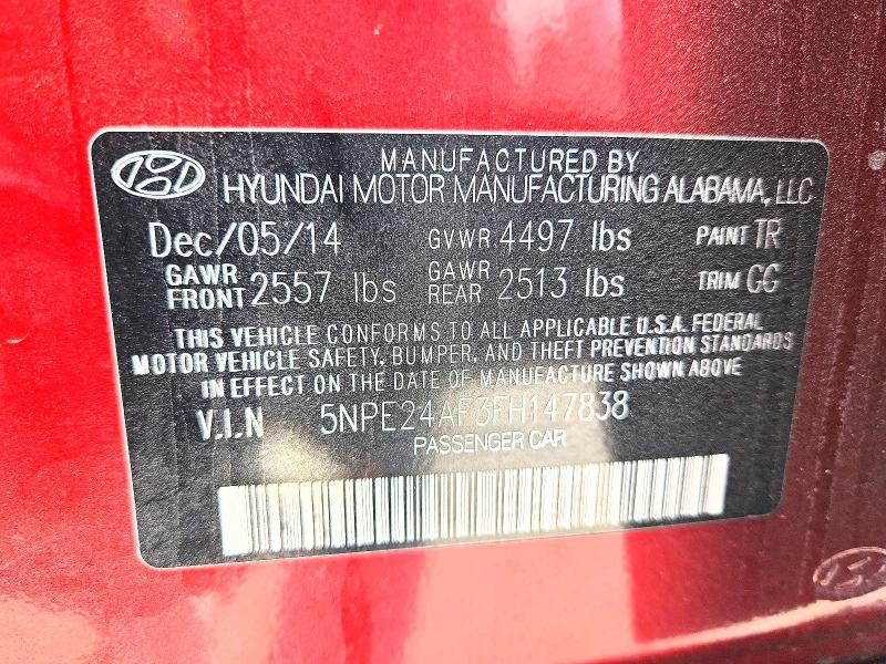 2015 Hyundai Sonata se