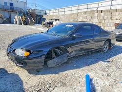 Chevrolet salvage cars for sale: 2001 Chevrolet Monte Carlo ss
