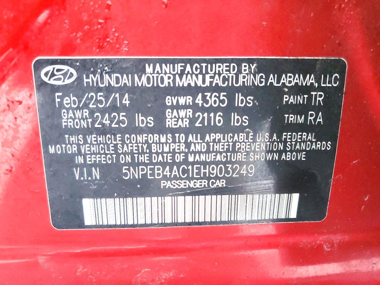 2014 Hyundai Sonata gls