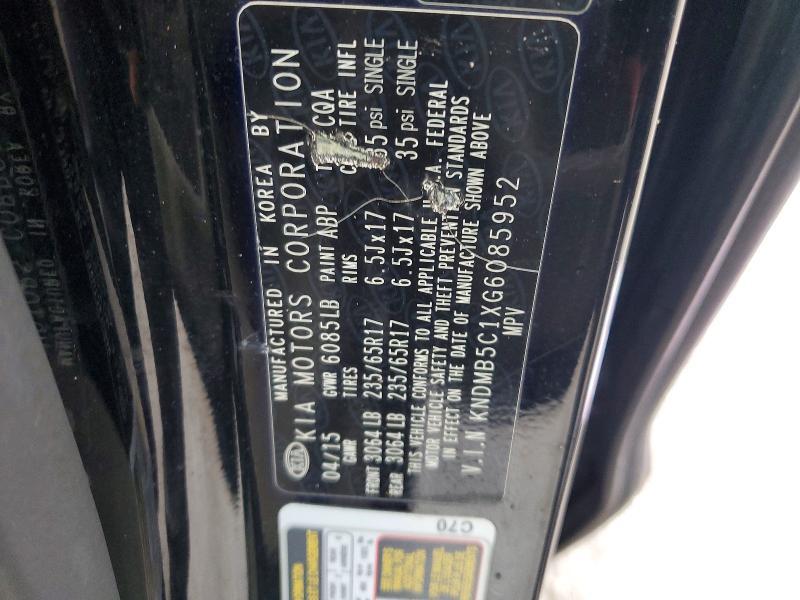 2016 KIA Sedona lx