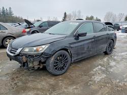 Salvage cars for sale from Copart Bowmanville, ON: 2015 Honda Accord lx