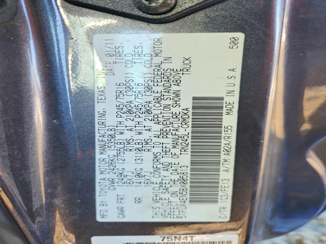 2011 Toyota Tacoma Base
