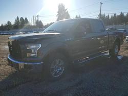 Ford salvage cars for sale: 2017 Ford F150 Supercrew