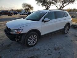 Volkswagen salvage cars for sale: 2018 Volkswagen Tiguan se