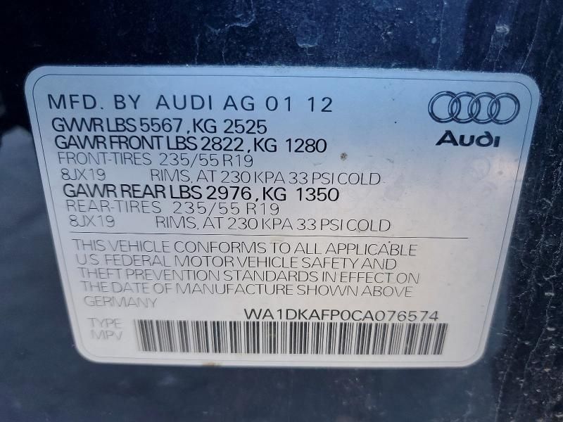 2012 Audi Q5 Premium Plus