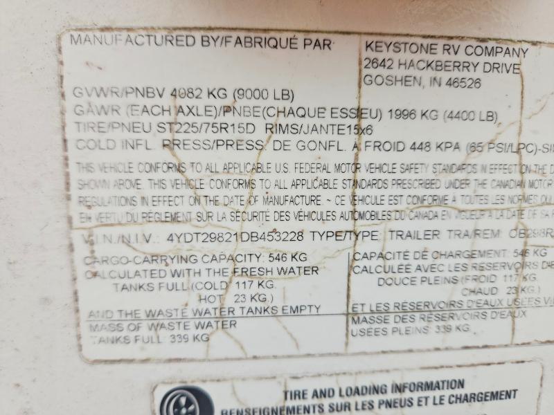 2013 Keystone Outback Camper
