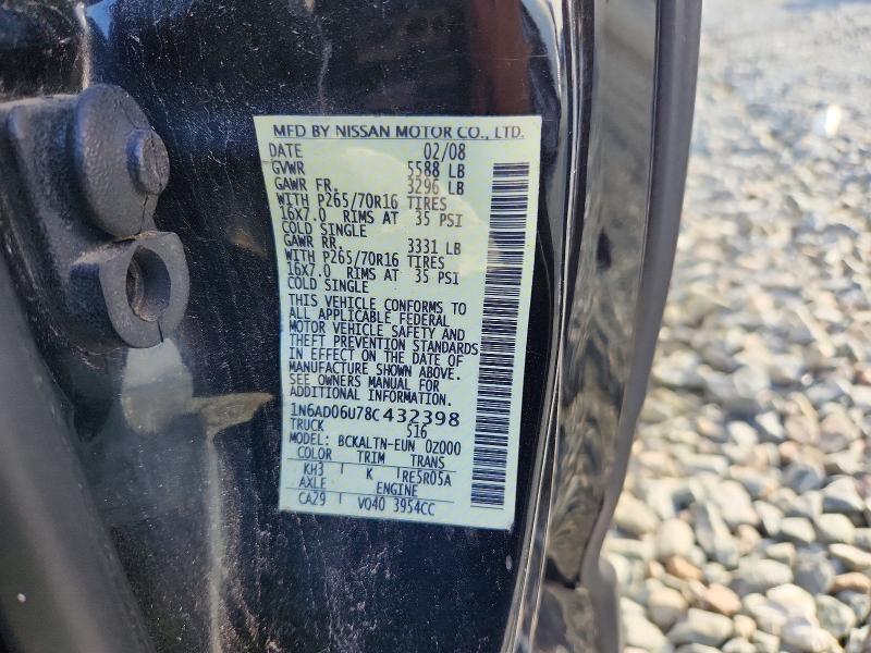 2008 Nissan Frontier King cab le