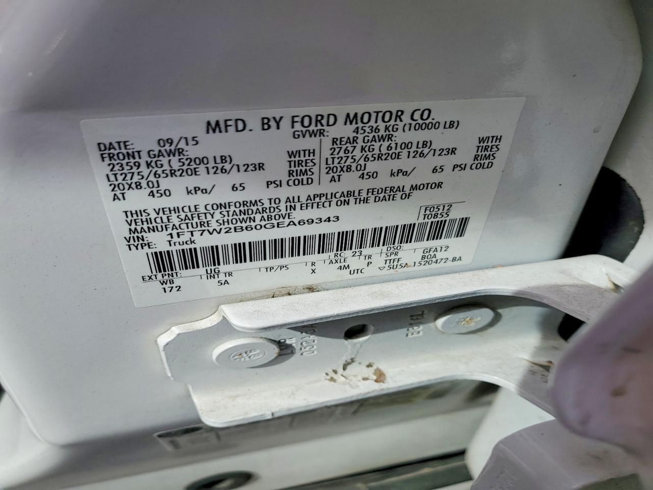 2016 Ford F250 Super Duty